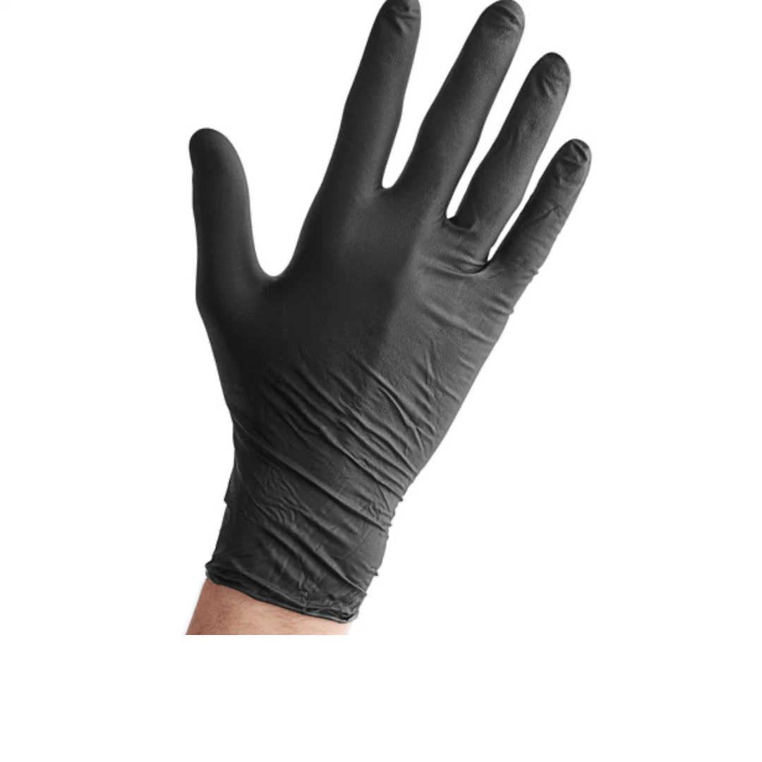 Grease Monkey Large Black Mil Disposable Nitrile Gloves, 52 OFF