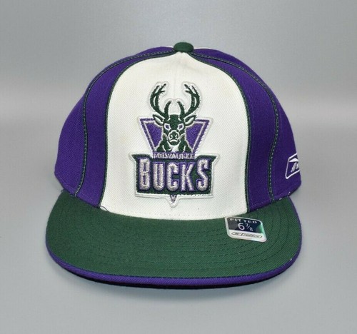 Milwaukee Bucks Reebok NBA Fitted Cap 