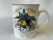 VINTAGE CROWN DUCAL APOLLO 11 FIRST MOON LANDING CUP & SAUCER PIN DISH