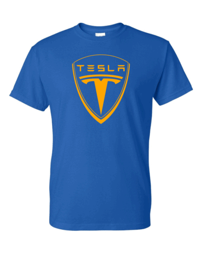 Tesla Emblem T-Shirt - All Colors + Design Colors + Sizes S-5XL & Youth Kids - Picture 4 of 11