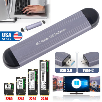 2026 NVME/NGFF M.2 to USB 3.2 Gen 2 10Gbps SSD Reader for M Key & B+M Key SSD