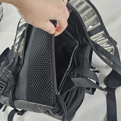 Nike Black Utility Power Backpack CV2340-010 Lots Of Pockets/Storage Used READ⬇ - Picture 9 of 23