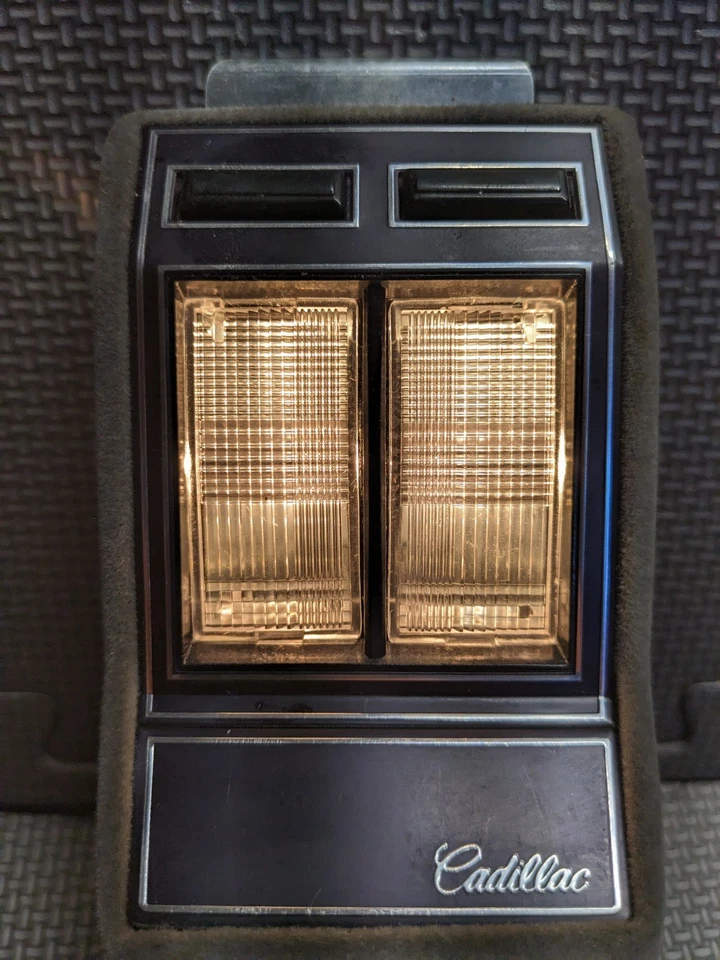Cadillac Deville Fleetwood 1985-1993 gris cúpula delantera mapa conjunto de luces funcionando Foto 2 de 4