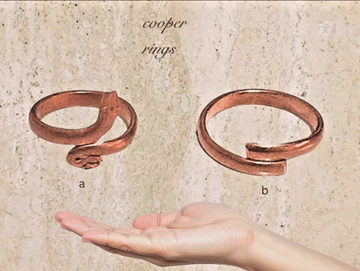 REINER KUPFER RING Karpaltunnel Arthritis TRADITIONELLE ORIGINALABNUTZUNG