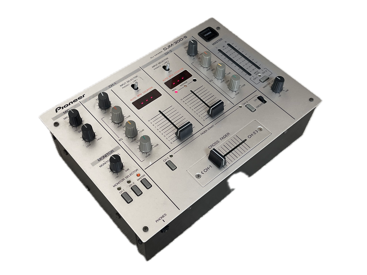 Pioneer DJM-300-S Silver 2-Channel DJ Mixer Auto BPM Counter