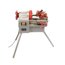 Electric Pipe Threader Machine (1/2"-2"), 750W/110V Threading Cutter, Deburrer N