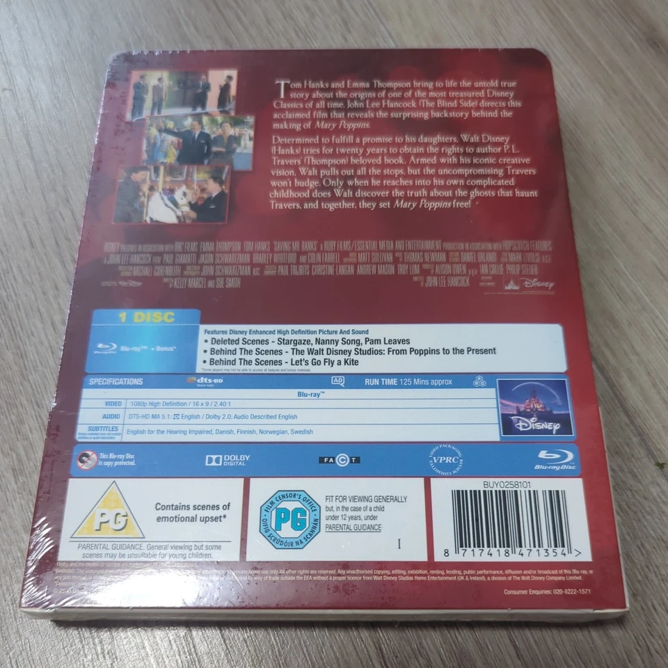 Saving Mr Banks - Limited Edition Steelbook Bluu-Ray Zavvi Exclusive - Image 2 of 3
