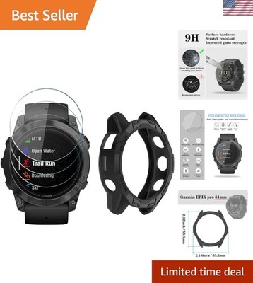 Screen Protector for Garmin Epix Pro 51MM & Fenix 7X   Scratch Resistant