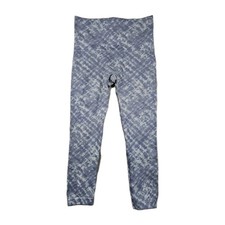 SPANX Look At Me Now Seamless Leggings Womens Medium Blue Heather High Rise