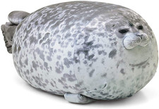 Merryxd Chubby Blob Seal Pillow,Stuffed Cotton Plush Animal Toy Cute Ocean Small