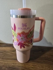Stanley MOTHER'S DAY QUENCHER H2.0 FLOWSTATE TUMBLER 40 Oz Sorbet Tropic