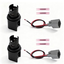 2-Pack Side Marker Light Bulb Socket Connector Pigtail Harness Kit, Fit for Ford