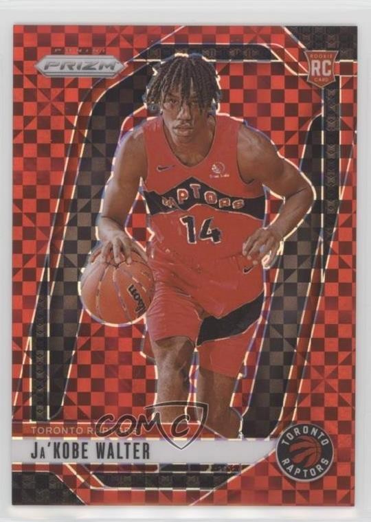 2024-25 Panini Prizm Red Power Prizm 39/75 Ja'Kobe Walter #223 Rookie RC