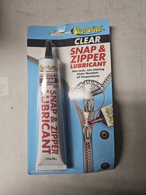 Snap & Zipper Lubricant 1.75 oz - Clear, Non-Staining, Multi-Purpose Solution