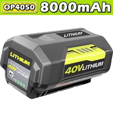 For Ryobi 40V Battery Li-Ion High Capacity OP40401 OP40501 OP4050 OP40602 8.0Ah
