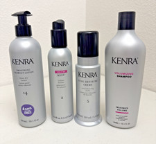  LOT 4 Kenra Hair Products Shampoo  Mist  Defining Creme Blowout Lotion NEW