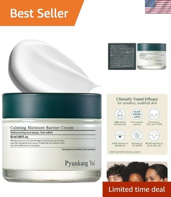 Soothing Korean Skincare - PKY Calming Moisture Cream with Hyaluronic Acid 50ml