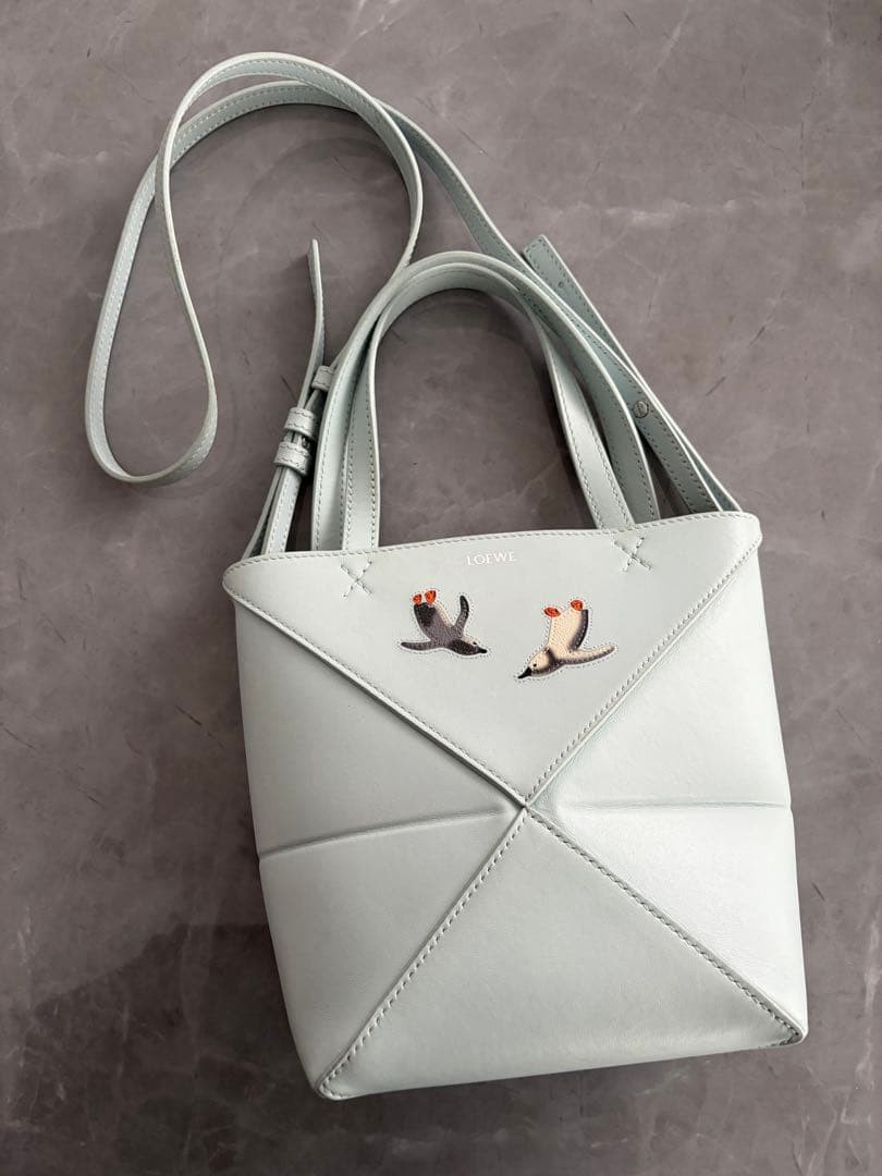 LOEWE x Suna Fujita Puzzle Fold Tote Mini Penguin Design | eBay