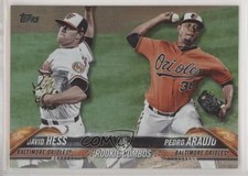 2018 Topps Update Rookie Combos Rainbow Foil David Hess Pedro Araujo #US29 km4