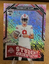 TAVIEN ST CLAIR NIL 2025 PANINI PRIZM PINK CAMO SHIMMER PRIZM OHIO ST 