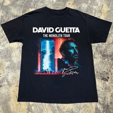 David Guetta The Monolith Tour 2025 T Shirt Full Size S-5XL