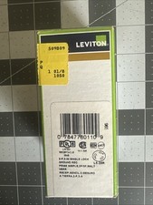 NOS Leviton 2310 Grounding Twist Locking Receptacle 20A-125V Single Lock