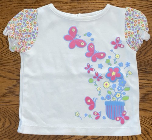 Fisher Price Floral Shirt 18m Preowned Good Condition