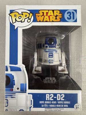 R2-D2 31 ~ Star Wars ~ Funko Pop Vinyl ~ Blue Box + FREE SHIPPING    