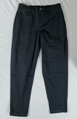 Pact Women's Tapered Ankle Flex Waist Stretch Organic Cotton Chino Pants. XS NEW