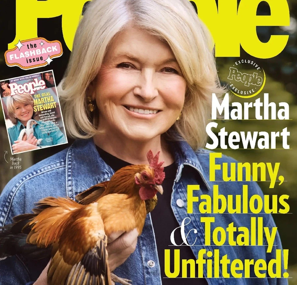 FLASHBACK ISSUE MARTHA STEWART TOTALLY UNFILTERED PEOPLE MAGAZINE AUGUST 2026 - Image 1 of 1