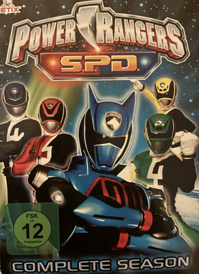 Power Rangers S.P.D. Complete Season DVD Box Set Komplett Selten Top Zustand
