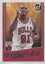 2017-18 Panini Donruss The Champ is Here Dennis Rodman #4 HOF 4k8