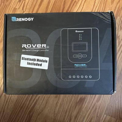 Renogy Rover 30A 12V/24V MPPT Solar Charge Controller LCD Regulator w/Bluetooth