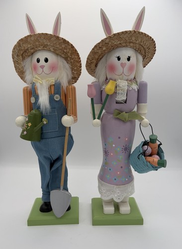Pier 1 Easter Mr Mrs Gardening Easter Bunny Nutcrackers Spring 15