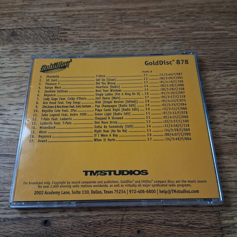 Золотой диск TM Century 878 CD радио промо 50 центов Nickelback Akon Beyonce Tpain    - Изображение 2 из 4