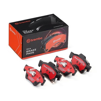 Bremsbelagsatz Scheibenbremse XTRA LINE BREMBO P 37 016X für JEEP CHEROKEE 4 WK