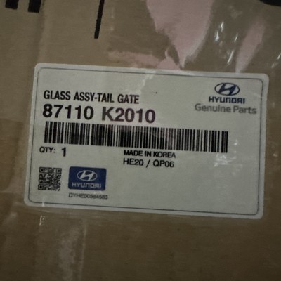 **USA* OEM HYUNDAI VENUE Tail Gate Glass Assy 87110-K2010