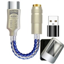 2X(CX31993 HiFi Type C to 3.5mm Headphone Amplifier with USB Adapter9258