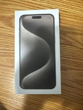 Apple iPhone 15 Pro Max 256GB Empty Box Only Black Titanium See Pics