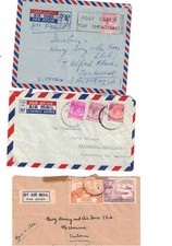 SINGAPORE 1949/60 Group of Covers      (4 items)