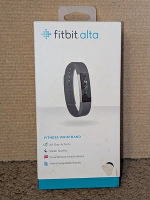 Fitbit Alta FB406 Activity Tracker Wristband - Small Black No Charger Included 
