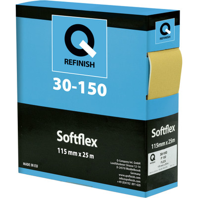 Schleifrolle Schleifpapier Soft 115 mm x 25 Meter P240 Q-Refinish 30-150-0240