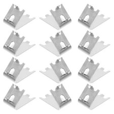  12 PCS Shelving Clips Metal Rack Refrigerator Shelf Support Fridge