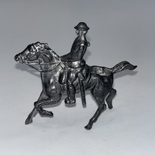 WW1 Toy Calvary Soldier On Horse Lead Or Heavy Metal 3.5  X 3  X 1  