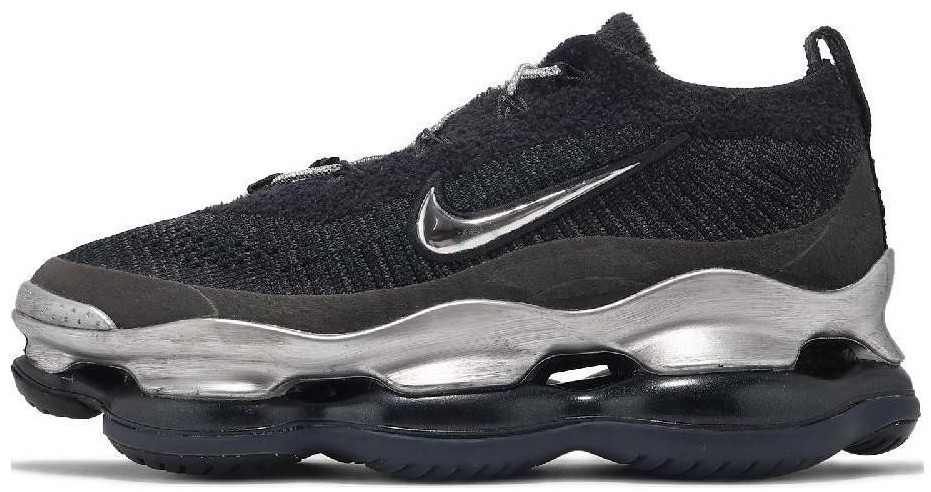 Nike Air Max Scorpion Flyknit Black Metallic Silver W for sale | eBay