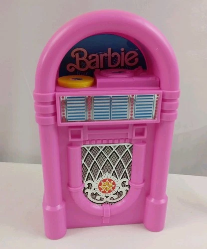 Vintage Barbie And Skipper Game Room Juke Box Pink