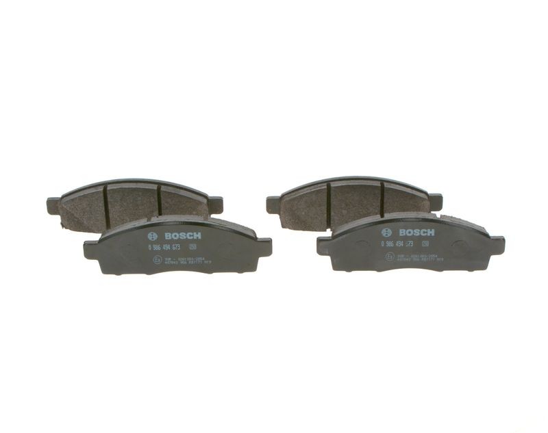 Plaquettes de frein BOSCH 0986494673 pour disques de frein NISSAN D10603LT0B