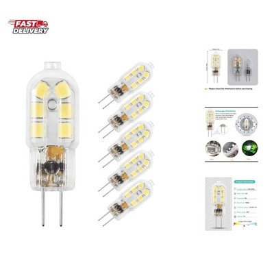 G4 LED Bulb, 12V Bi Pin 20W Halogen Bulb Replacement, NOT Dimmable,Daylight W...