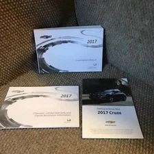 2017 Chevrolet Cruze Owners Manual with warranty guide and quick start guide