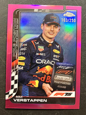 /250 Pink Refractor Max Verstappen #117 Red Bull  2025 Topps Chrome Formula 1 F1